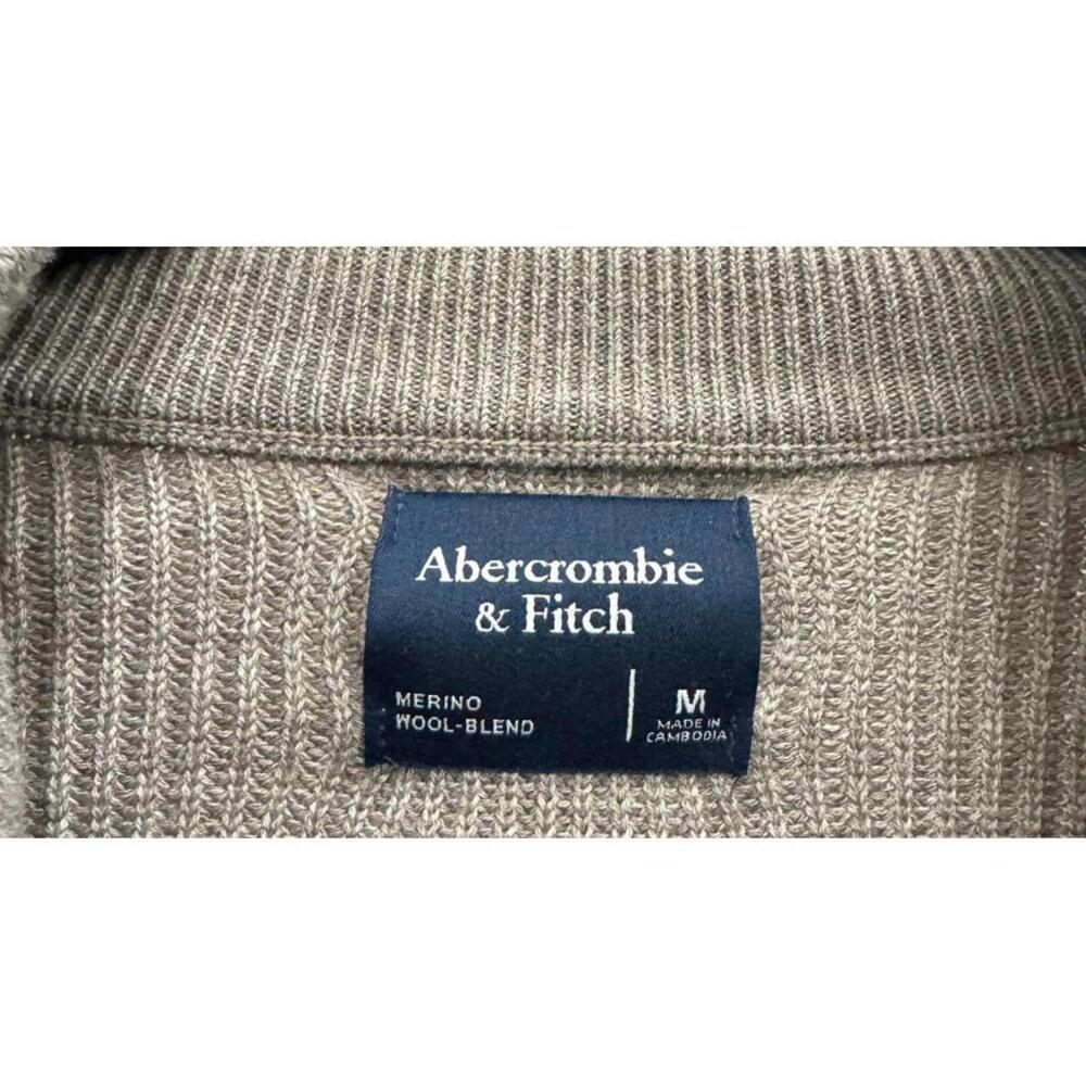 Banana Republic Half-Zip Merino Wool Blend Sweater - Picture 2 of 4